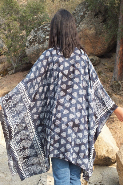 Moddy vintage-Tie Dye Kimono Duster