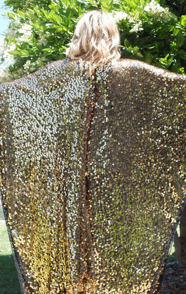 Gold Sequin kimono