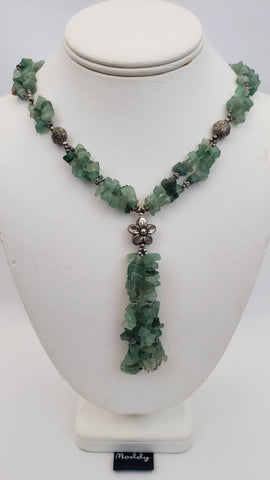 Natural Green Peridot Gemstone Necklace