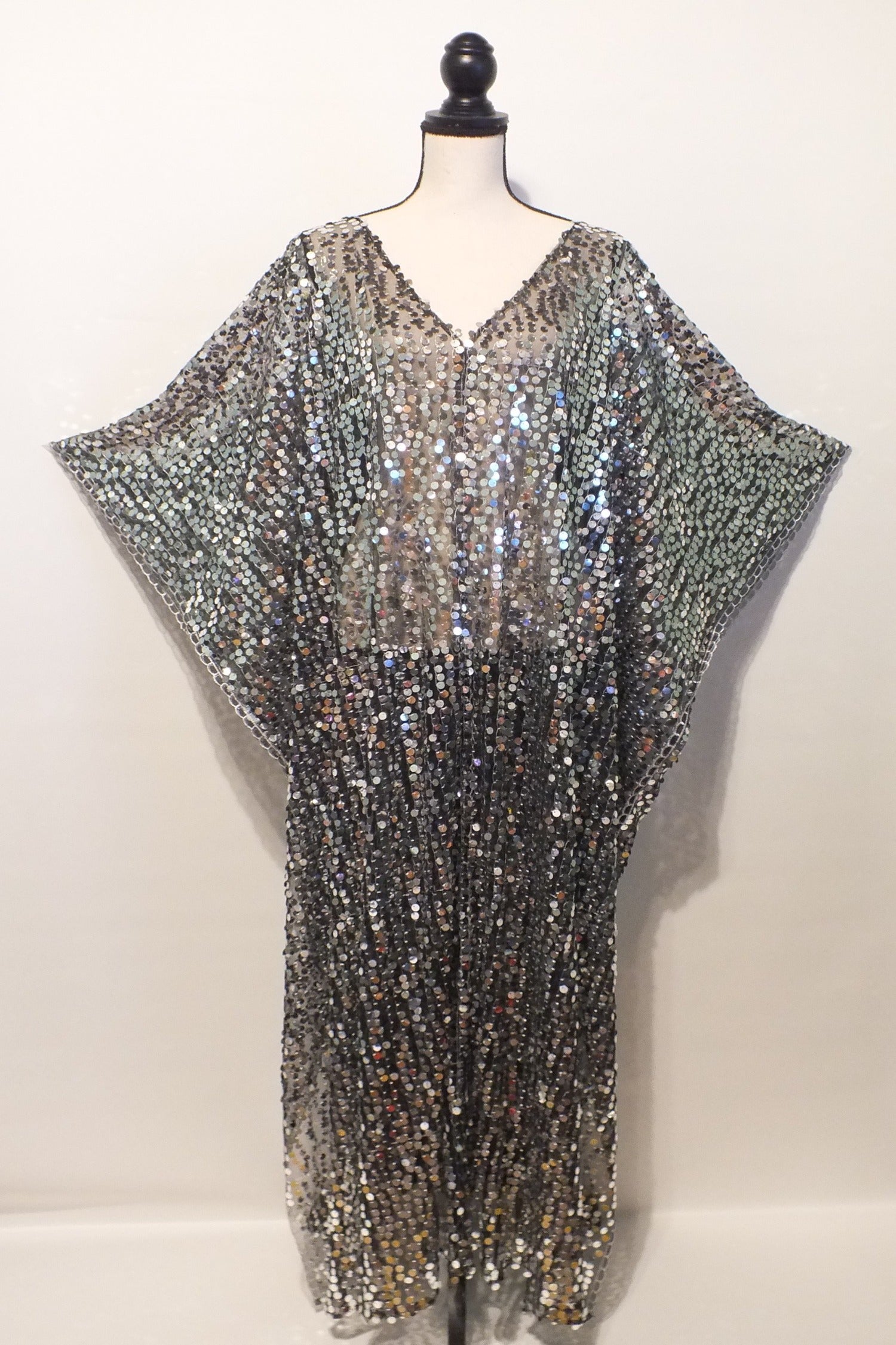 Bcbg sequin trimmed orders caftan