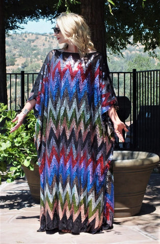https://www.moddyvintage.com/collections/caftans-dresses/products/multi-color-chevron-rainbow-sequin-party-dress-caftan-kimono-one-size