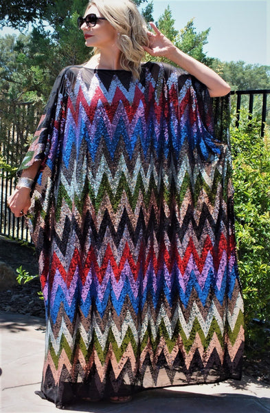 https://www.moddyvintage.com/collections/caftans-dresses/products/multi-color-chevron-rainbow-sequin-party-dress-caftan-kimono-one-size