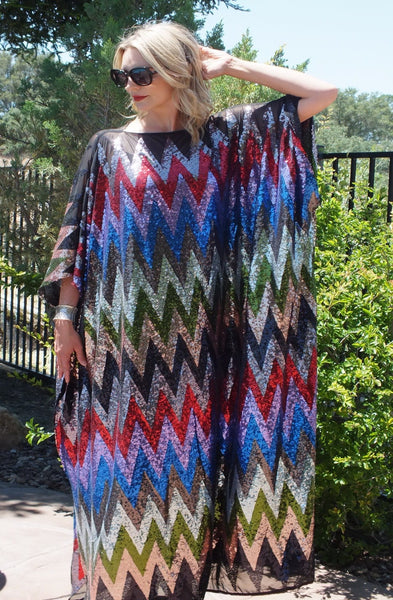 https://www.moddyvintage.com/collections/caftans-dresses/products/multi-color-chevron-rainbow-sequin-party-dress-caftan-kimono-one-size